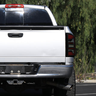 Spec D LED Bar Tail Lights (Smoke / Red LED): Dodge Ram 2007 - 2009