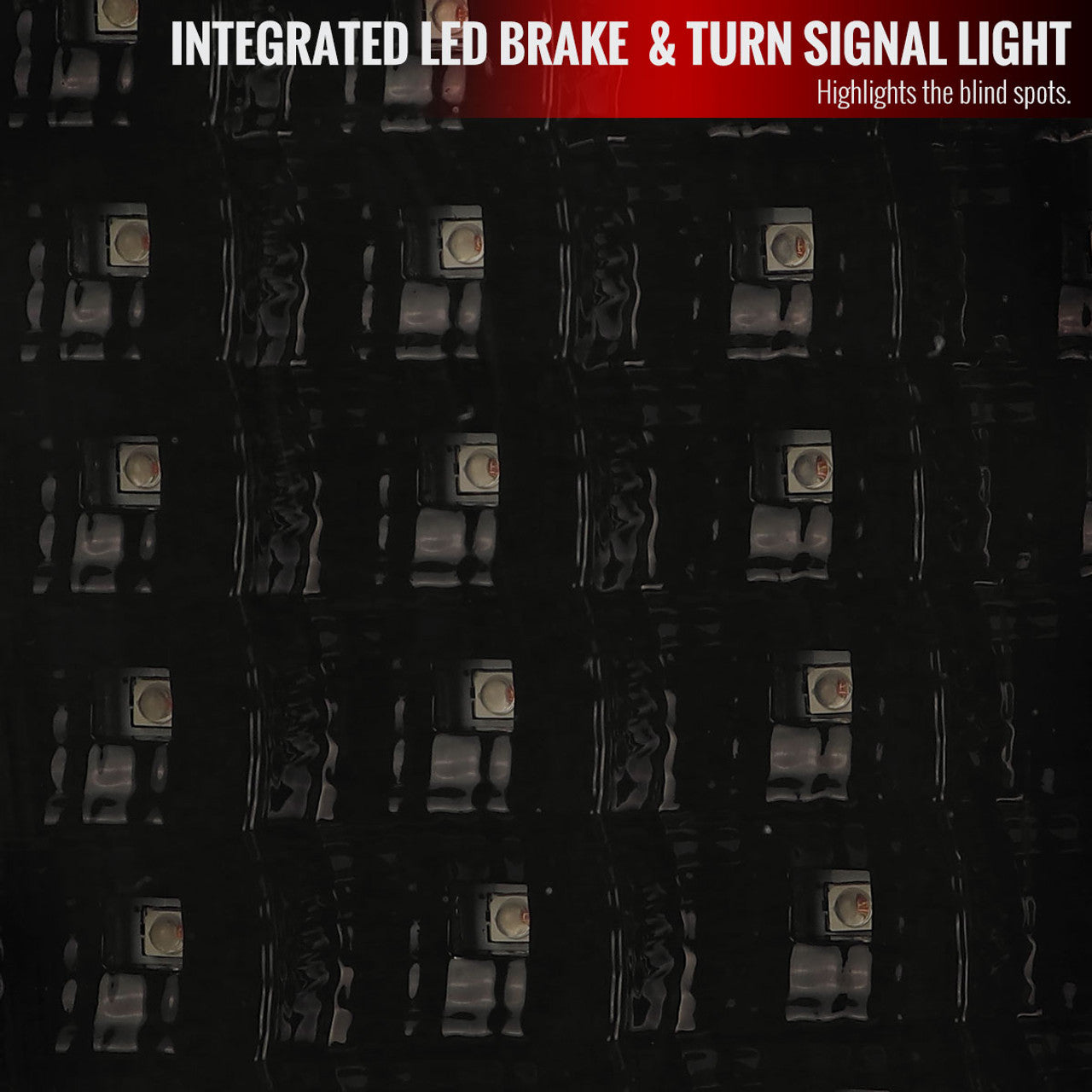 Spec D LED Tail Lights (Dark Smoke w/ White LED Bar): Dodge Ram 2009 - 2018