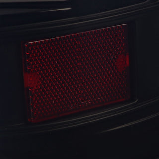 Spec D LED Tail Lights (Dark Smoke w/ White LED Bar): Dodge Ram 2009 - 2018