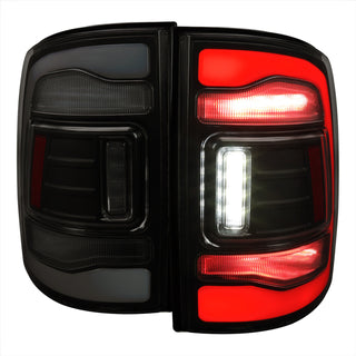 Spec D LED Tail Lights (Dark Smoke): Dodge Ram 2009 - 2018