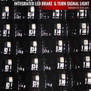 Spec D LED Tail Lights (Glossy Black w/ White LED Bar): Dodge Ram 2009 - 2018