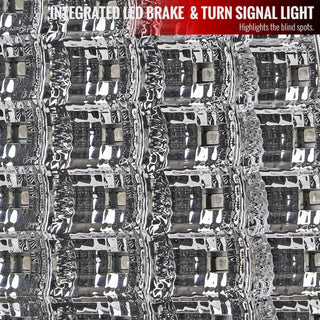 Spec D LED Tail Lights (Chrome w/ White LED Bar): Dodge Ram 2009 - 2018