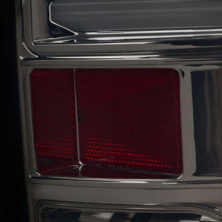 Spec D LED Tail Lights (Smoke w/ White LED Bar): Dodge Ram 2009 - 2018