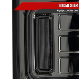 Spec D LED Tail Lights (Smoke w/ White LED Bar): Dodge Ram 2009 - 2018