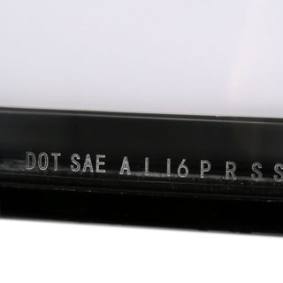 Spec D LED Tail Lights (Matte Black w/ White LED Bar): Dodge Ram 2009 - 2018