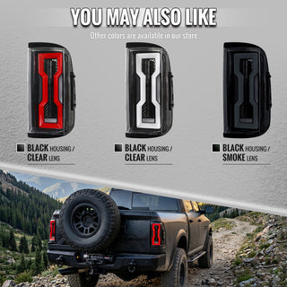 Spec D Full LED Tail Lights Glossy Black: Fits Dodge RAM 1500/2500/3500 2009-2022 w/ Smoked Lens