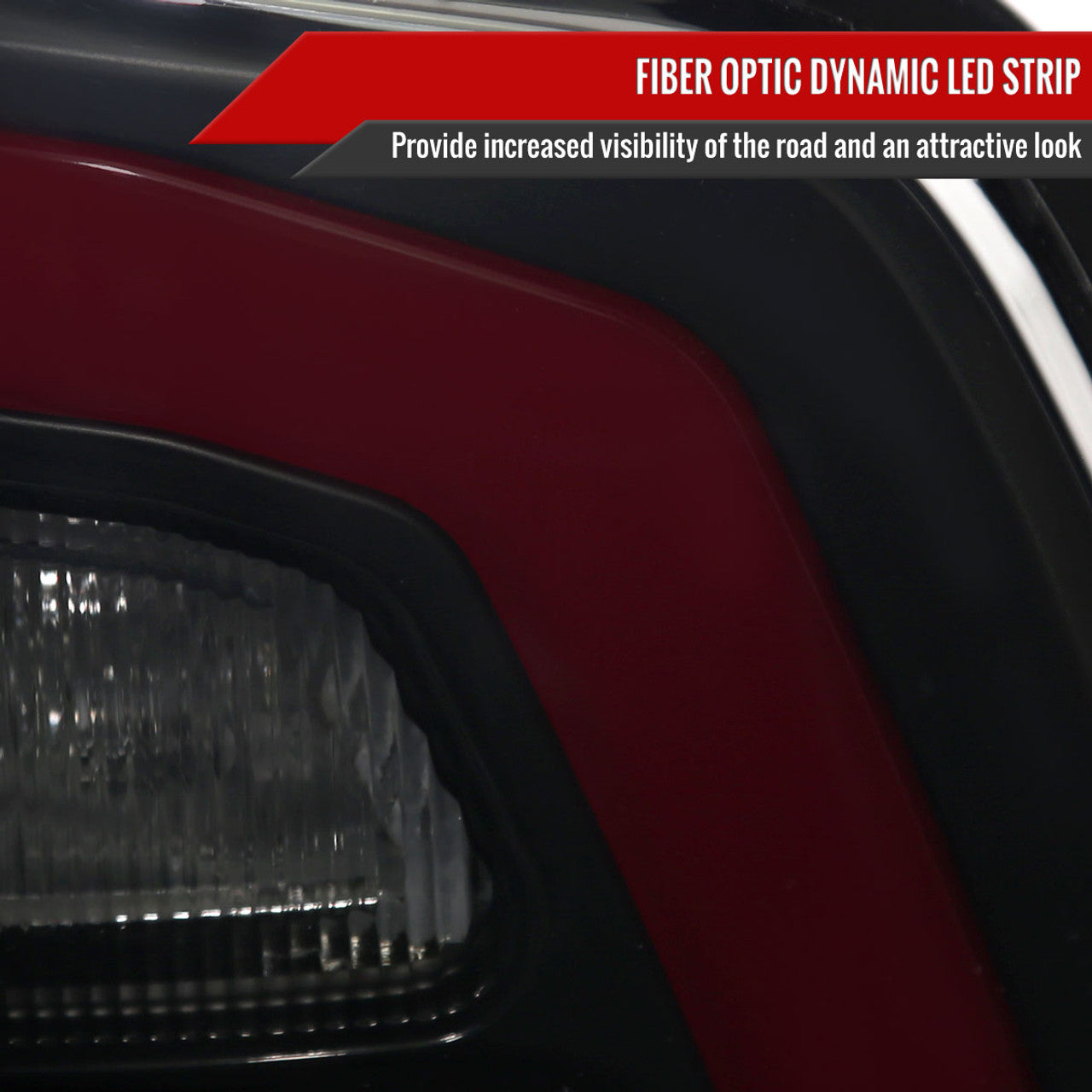 Spec D LED Tail Lights (Smoke, Red LED w/ Sequential Turn Signal): Ram 2013 - 2018