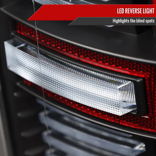 Spec D Sequential Red LED Strip Tail Light: Ram 1500 2019-2024 3.6L/5.7L