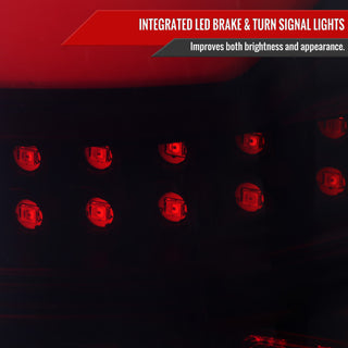 Spec D LED Tail Lights (Red/Smoke): Ram 1500 2019 - 2024