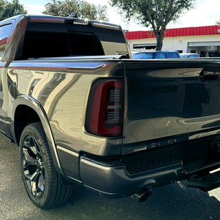 Spec D Sequential LED Strip Tail Light Smoked Lens: Ram 1500 2019-2024 3.6L/5.7L