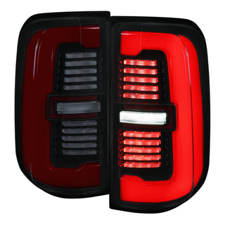 Spec D Sequential LED Strip Tail Light Smoked Lens: Ram 1500 2019-2024 3.6L/5.7L