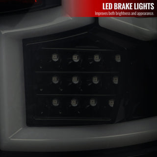 Spec D LED Tail Lights (Dark Smoke w/ Sequential Turn Signal): Ram 2500 & 3500 2019 - 2024