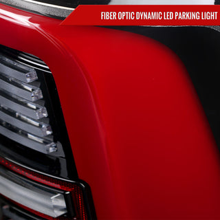 Spec D LED Sequential Signal Tail Lights Jet Black: Fits Ram 2500/3500 2019-2024 Halogen