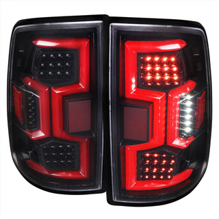 Spec D LED Tail Lights (Jet Black w/ Sequential Turn Signal): Ram 2500 & 3500 2019 - 2024