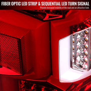 Spec D LED Tail Lights (Red w/ Sequential Turn Signal): Ram 2500 & 3500 2019 - 2024