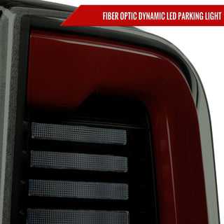 Spec D LED Sequential Signal Tail Lights Black Housing Smoked Lens: Ram 2500/3500 2019-2024