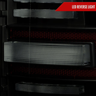 Spec D LED Sequential Signal Tail Lights Black Housing Smoked Lens: Ram 2500/3500 2019-2024
