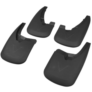 Spec D Mud Flaps (Black, 4pc): Dodge Ram (w/ OUT Factory Flares) 2009 - 2018