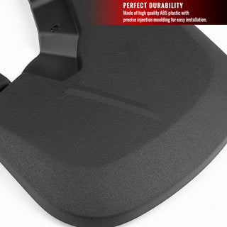 Spec D Mud Flaps (Black, 4pc): Dodge Ram (w/ OUT Factory Flares) 2009 - 2018