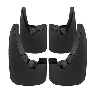 Spec D Mud Flaps (Black, 4pc): Dodge Ram (w/ OUT Factory Flares) 2009 - 2018