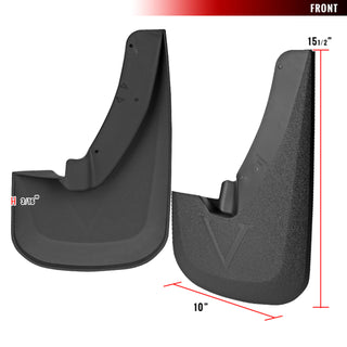 Spec D Mud Flaps (Black, 4pc): Dodge Ram (w/ Factory Flares) 2009 - 2018