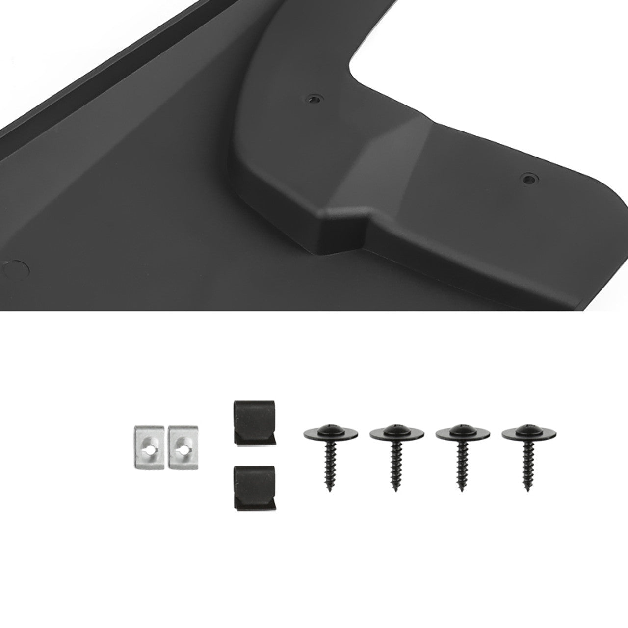 Spec D Mud Flaps (Black, 4pc): Dodge Ram (w/ Factory Flares) 2009 - 2018