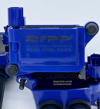 Ripp High Performance Coil Packs: Fits Most Dodge / Chrysler / Jeep V8 Models (2002-2026) - Plum Crazy / Sublime Green / HEMI Orange / Steel Gray / Mopar Blue / Red