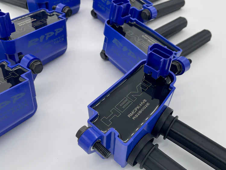 Ripp HEMI High Performance Coil Packs: Chrysler / Dodge / Jeep / Ram 5.7L Hemi, 6.1L SRT8, 6.4L 392 & 6.2L Hellcat 2005 - 2025