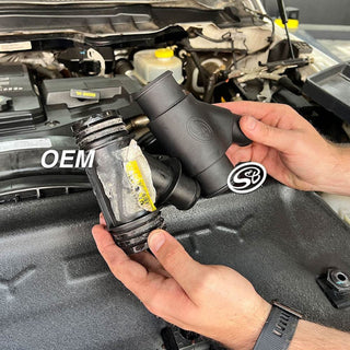 S&B Aluminum Coolant Y-Pipe Dual Radiator: Ram 2500 / 3500 2013-2015 6.7L Diesel