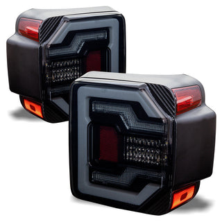 Winjet LED Sequential Taillights: Jeep Wrangler JL 2018-2024 2.0L/3.6L