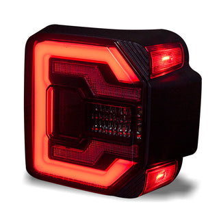 Winjet LED Sequential Taillights: Jeep Wrangler JL 2018-2024 2.0L/3.6L
