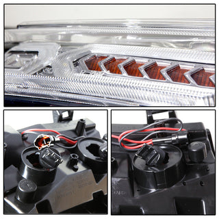 Winjet Sequential Turn Fender Flares Chrome/Clear: Jeep Wrangler JL / Gladiator JT 2018-2024