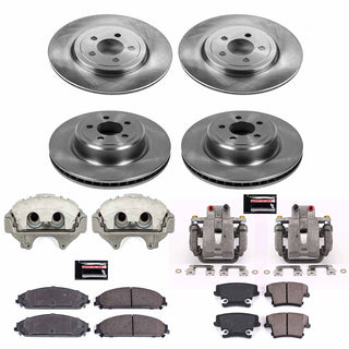 PowerStop Autospecialty Brake Kit (FRONT AND REAR): Dodge Charger (06-11) / Magnum (06-08) w/ Calipers