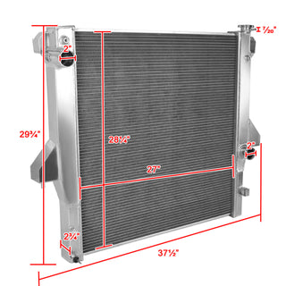 Spec D Aluminum Radiator (2-Row): Dodge Ram 5.9L & 6.7L Diesel 2003 - 2009