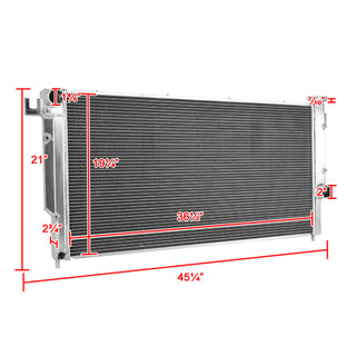 Spec D Aluminum Radiator (3-Row): Dodge Ram 5.9L Diesel 1994 - 2002