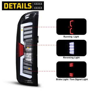 Winjet LED Sequential Taillights: Fits Dodge Ram 2006-2009