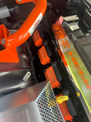 Ripp High Performance Coil Packs: Fits Most Dodge / Chrysler / Jeep V8 Models (2002-2026) - Plum Crazy / Sublime Green / HEMI Orange / Steel Gray / Mopar Blue / Red