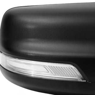 Spec D Passenger Mirror w/ Turn Signal Light & Puddle Light (Manual-Fold, Black): Ram 1500 2019 - 2024