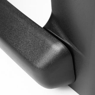 Spec D Mirrors SET w/ Turn Signal Light & Puddle Light (Manual-Fold, Black): Dodge Ram 2002 - 2009