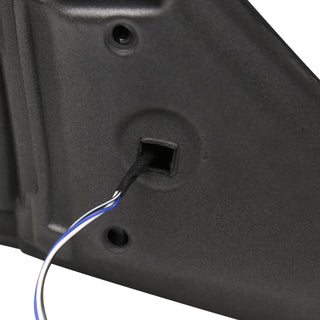 Spec D Mirrors SET w/ Turn Signal Light & Puddle Light (Manual-Fold, Black): Dodge Ram 2002 - 2009