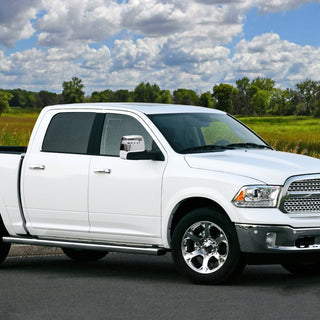 Spec D Chrome Power Heated Towering Mirror w/ Sequential Signal: Fits Dodge Ram 1500/2500/3500 2009-2018