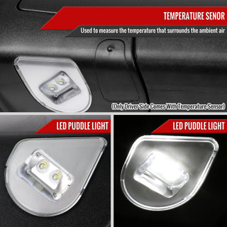 Spec D Mirrors SET w/ Turn Signal Light & Puddle Light (Auto-Fold, Chrome): Ram 2013 - 2018