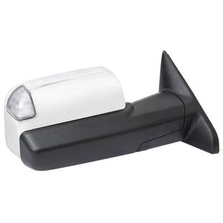 Spec D Passenger Mirror w/ Turn Signal Light & Puddle Light (Manual-Fold, Chrome): Ram 2500 & 3500 2019 - 2024