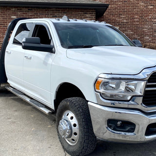 Spec D Passenger Mirror w/ Turn Signal Light & Puddle Light (Auto-Fold, Black):  Ram 2500 & 3500 2019 - 2024