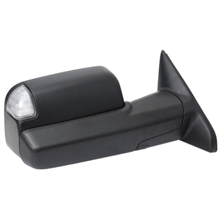 Spec D Passenger Mirror w/ Turn Signal Light & Puddle Light (Auto-Fold, Black):  Ram 2500 & 3500 2019 - 2024