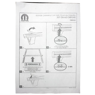 Spec D Roof Rack Bars (Black): Jeep Grand Cherokee 2011 - 2018