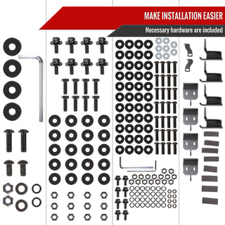 Spec D Roof Rack Basket (Matte Black): Jeep Gladiator 2020 - 2025