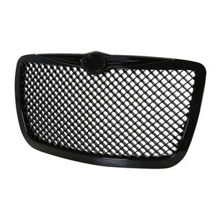 Spec D Glossy Black ABS Mesh Grille: Chrysler 300 / 300C 2005-2010