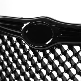 Spec D Glossy Black ABS Mesh Grille: Chrysler 300 / 300C 2005-2010