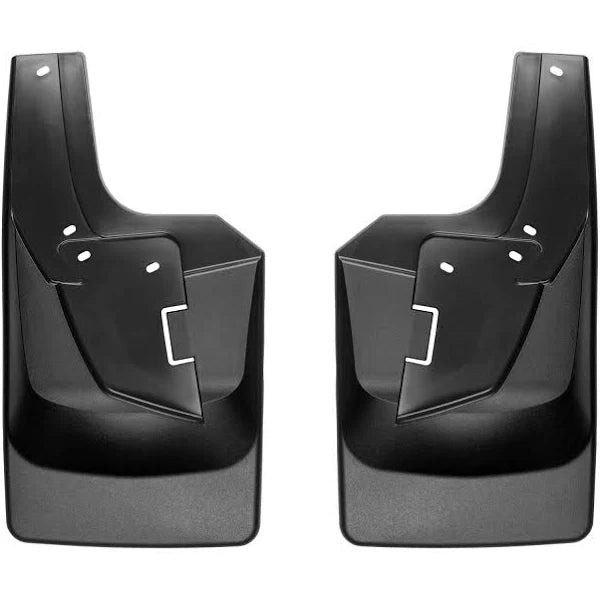 WeatherTech Rear MudFlaps (2PC, Black): Ram 2500 & 3500 2019 - 2025 (w/ Fender Flares)